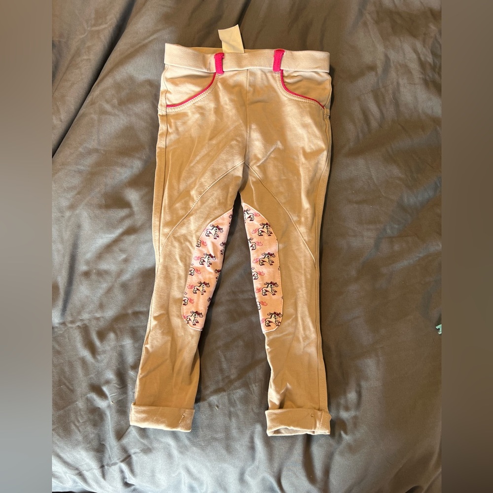 Belles and bows toddler riding breeches size 4